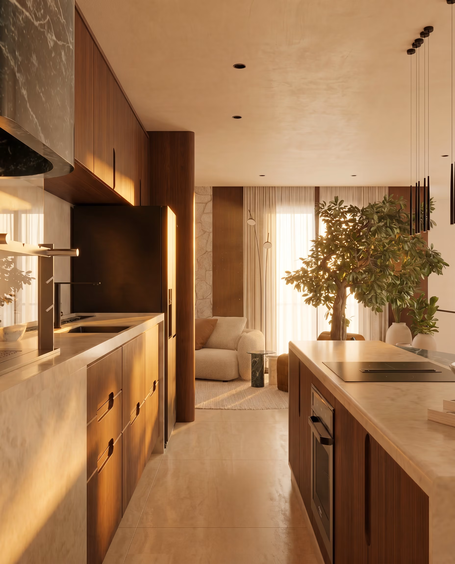 Render 3D de residencial — Casa TE, imagem 15