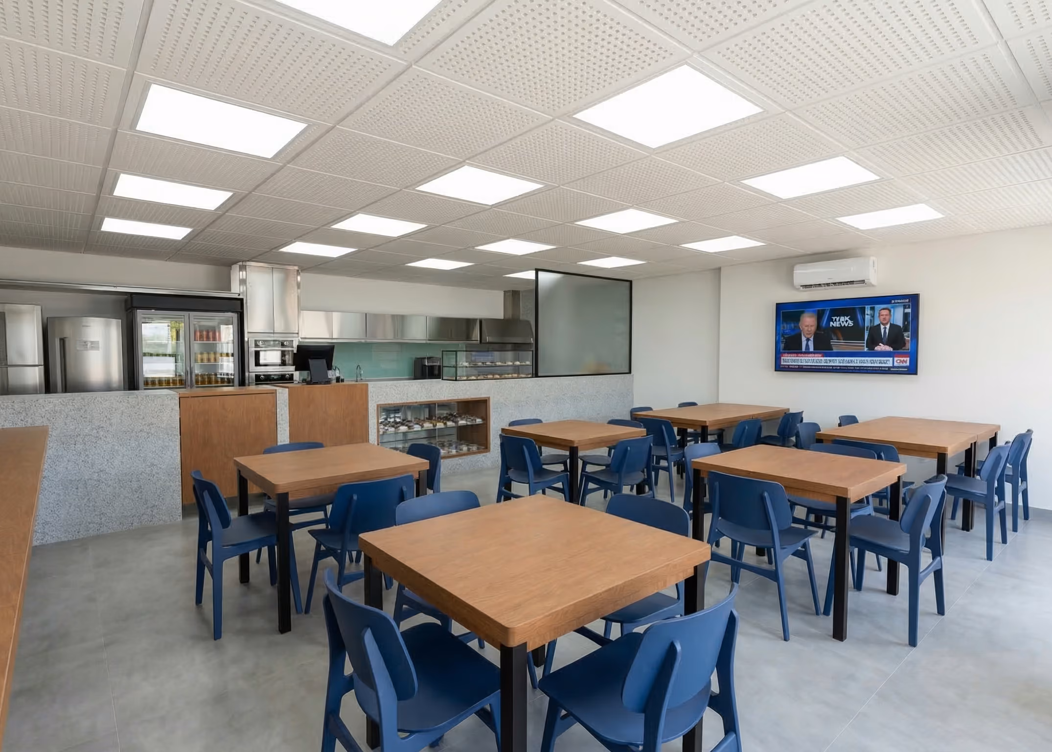 Render 3D de comercial — Colégio, D3 Design