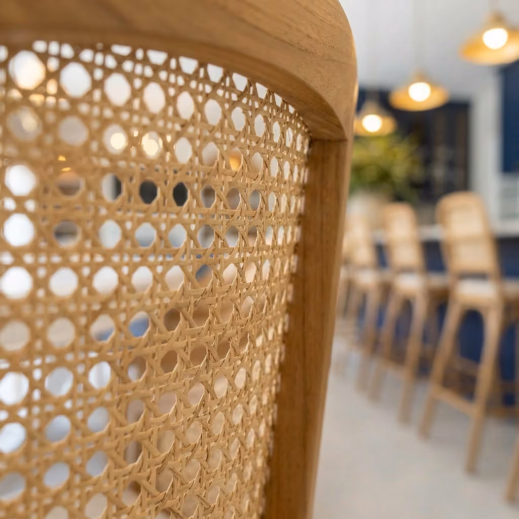 Render 3D de interiores — Cozinha Azul, imagem 3