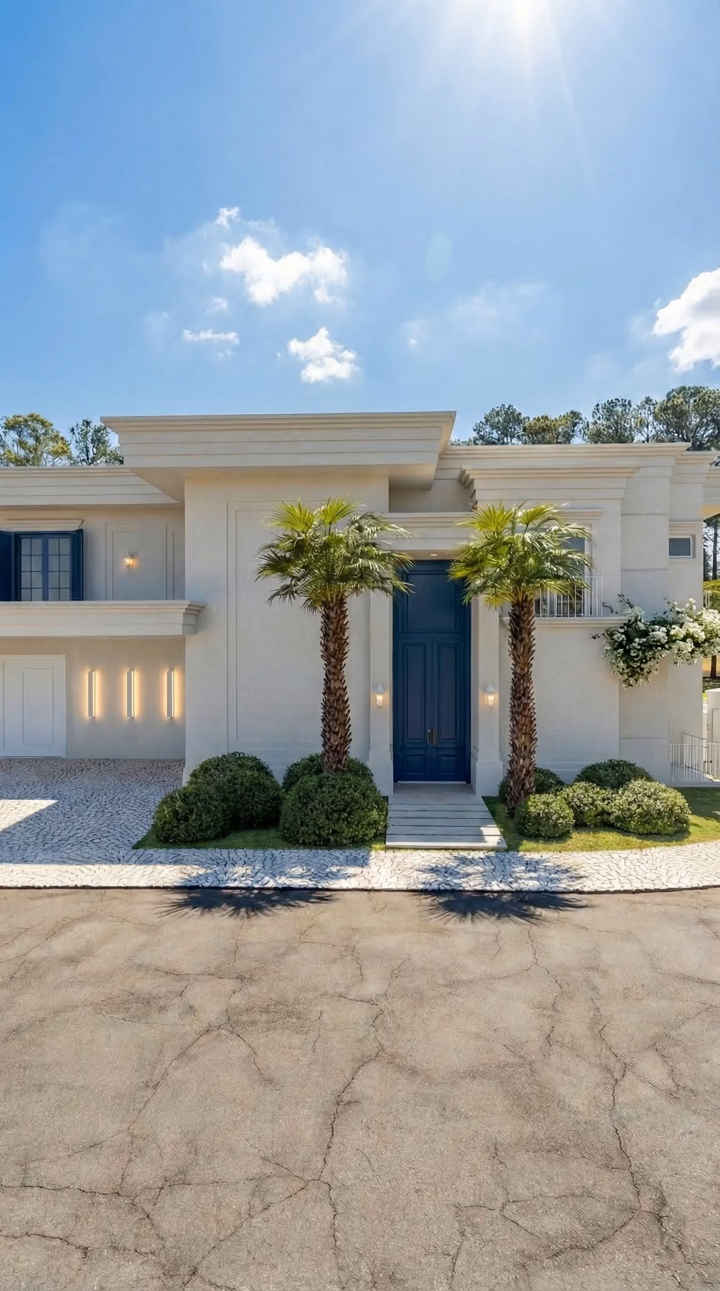 Render 3D de residencial — Fachada, imagem 2