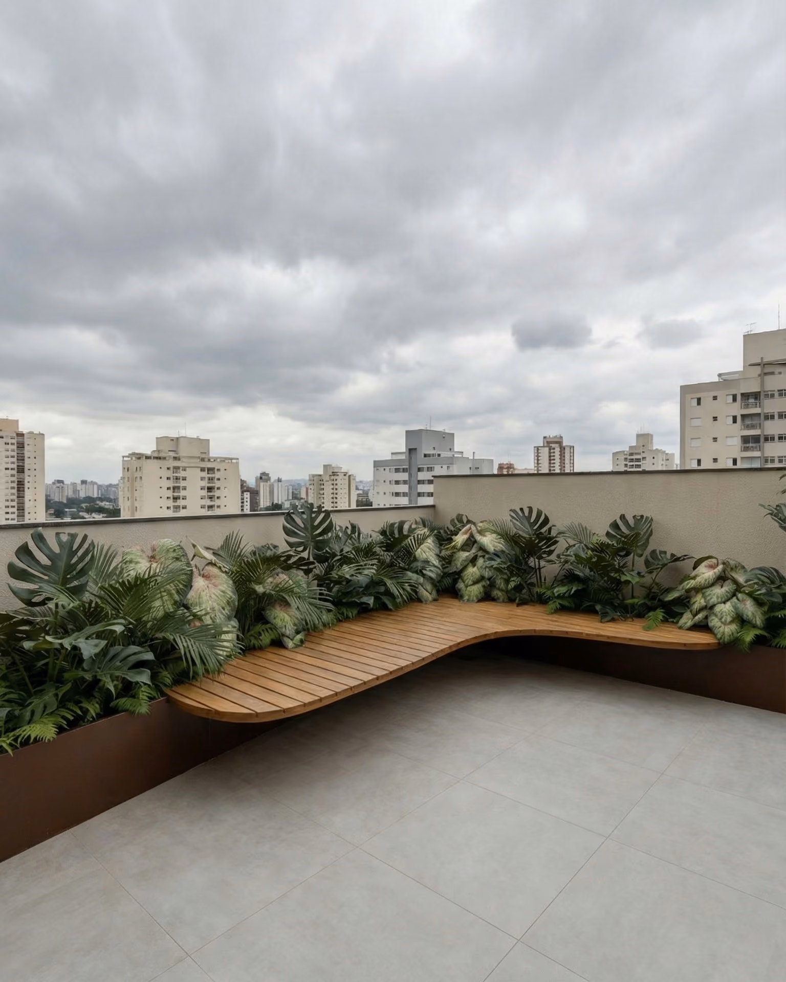 Render 3D de residencial — Terraço, imagem 5